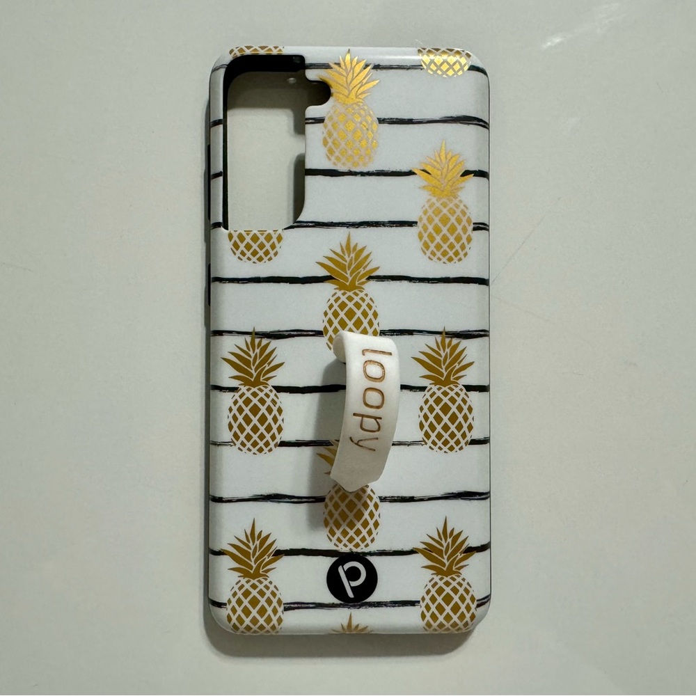 Pineapple loopy case for S21